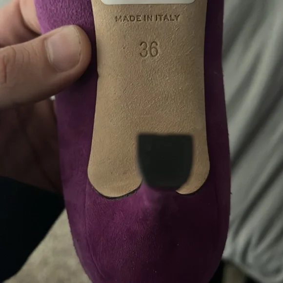 $800 Sergio Rossi Size 6(36) Point Toe Suede Pumps NWT(read description) - Picture 9 of 10